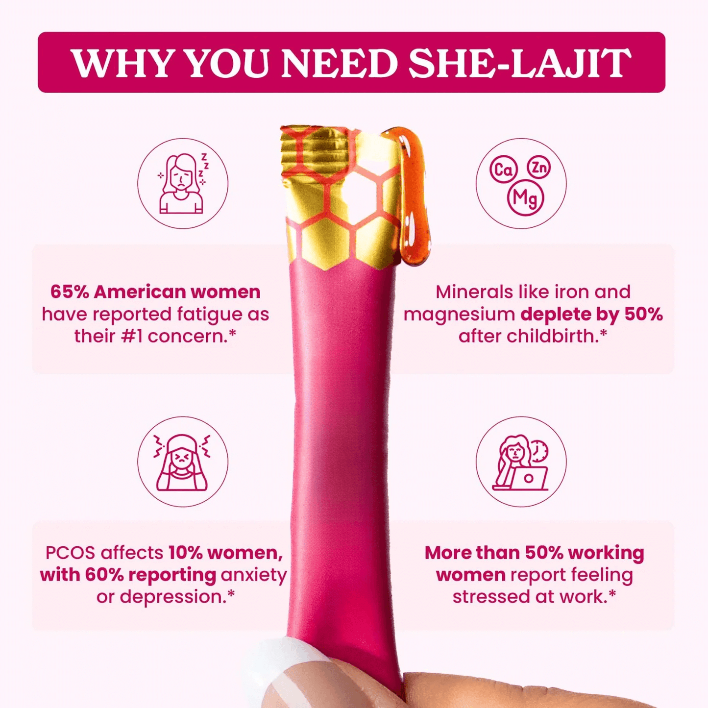 SHE-LAJIT Honey Sticks