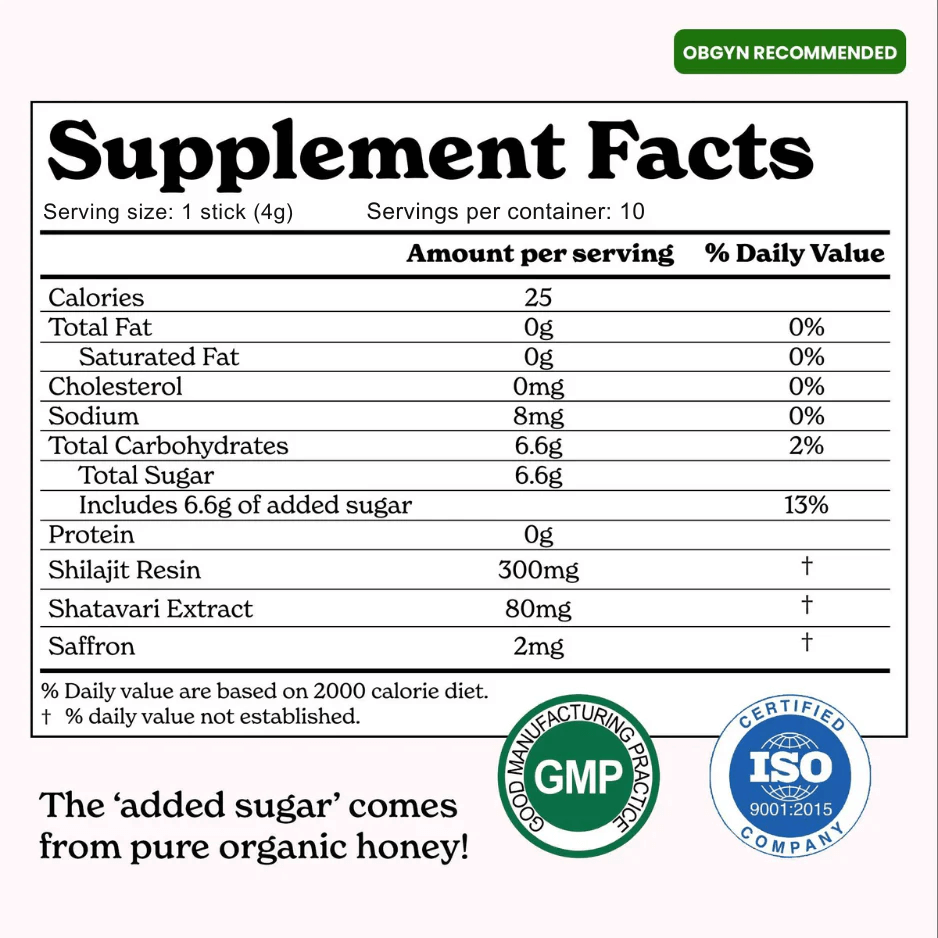 SHE-LAJIT Honey Sticks